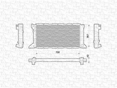 MAGNETI MARELLI 350213783000 -  Радиатор, охлаждение двигателя